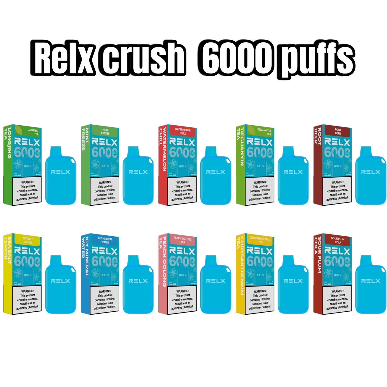 พอตใช้แล้วทิ้ง RELX Crush ราคาส่ง - 6000 คำ