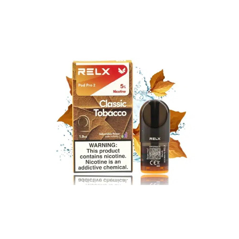 หัวพอต Relx Infinity Pro 2 ราคาส่ง-หัวพอต-Relx-Classic Tobacco-Vape Haus