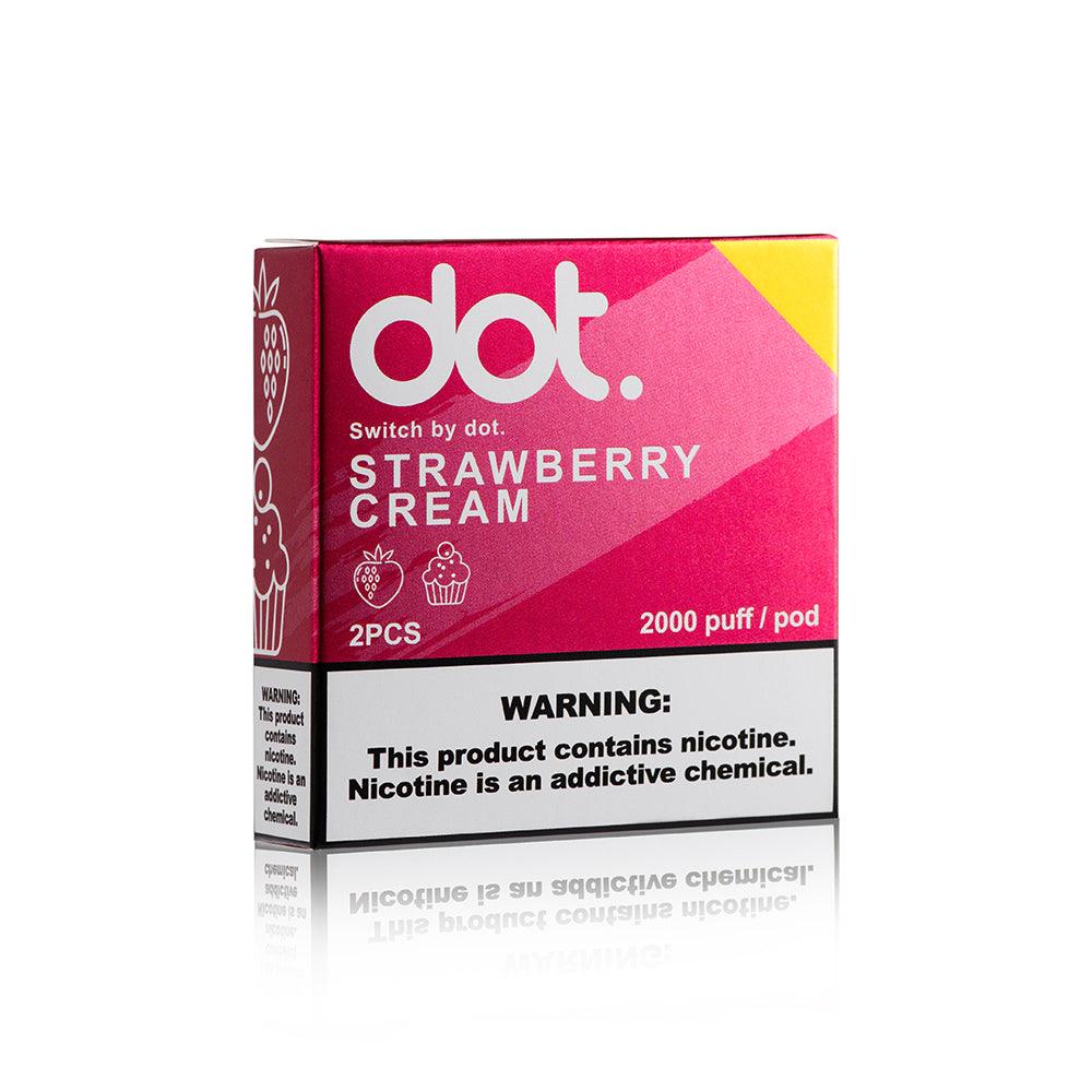 หัวพอต Dotswitch ราคาส่ง-หัวพอต-Dotmod-Strawberry Cream-Pack of 2-Vape Haus