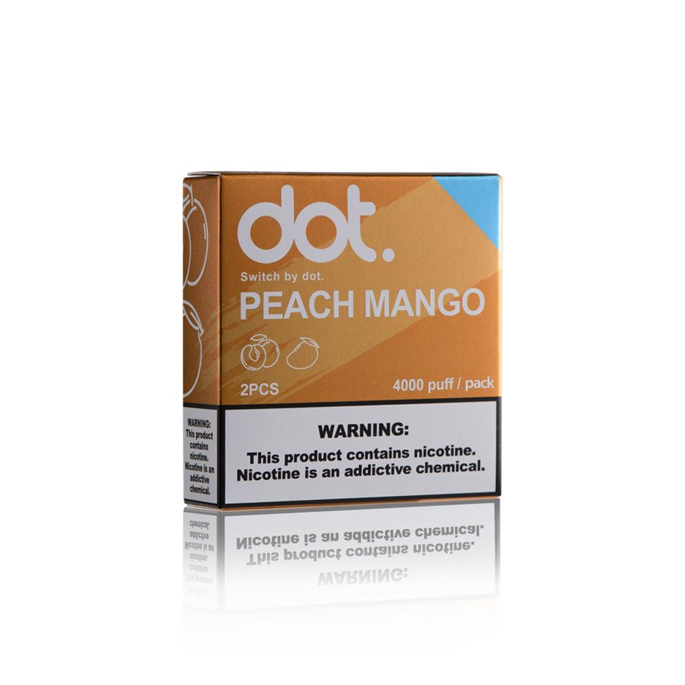 หัวพอต Dotswitch ราคาส่ง-หัวพอต-Dotmod-Peach Mango (Blue Label)-Pack of 2-Vape Haus