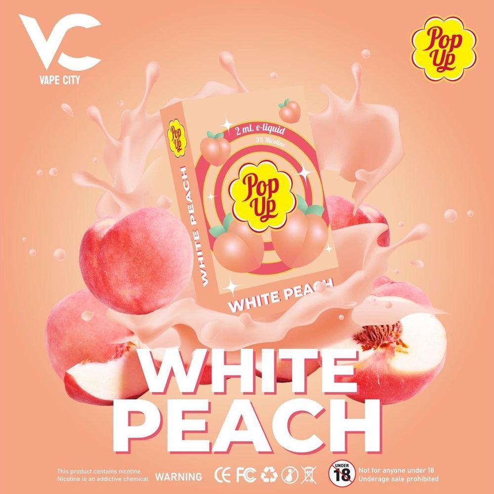 หัวพอต Pop Up ราคาส่ง-หัวพอต-Pop Up-White Peach-Vape Haus