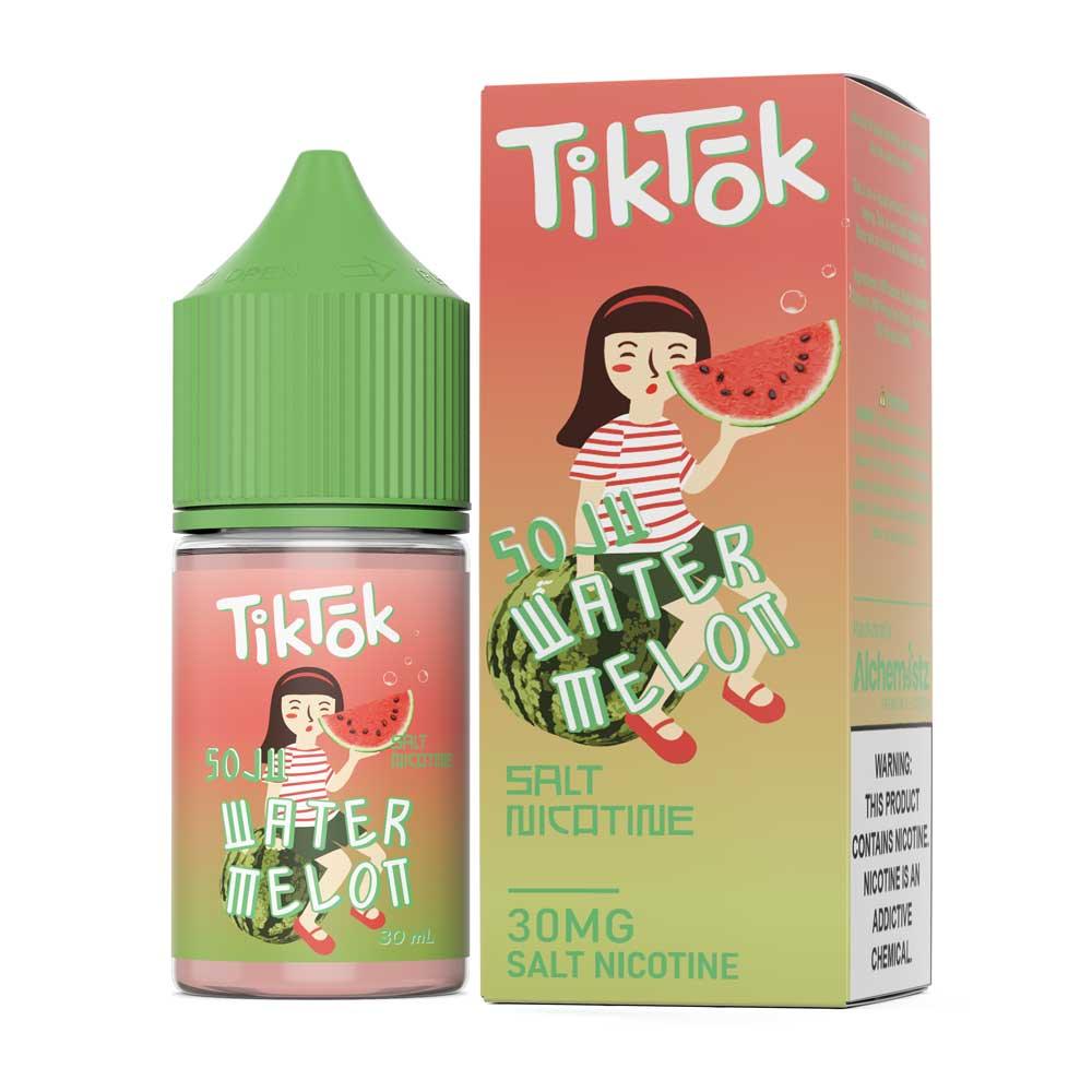 น้ำยา SaltNic - TikTok-น้ำยาบุหรี่ไฟฟ้า-TikTok E-Liquid-Soju Watermelon-30mg-Vape Haus
