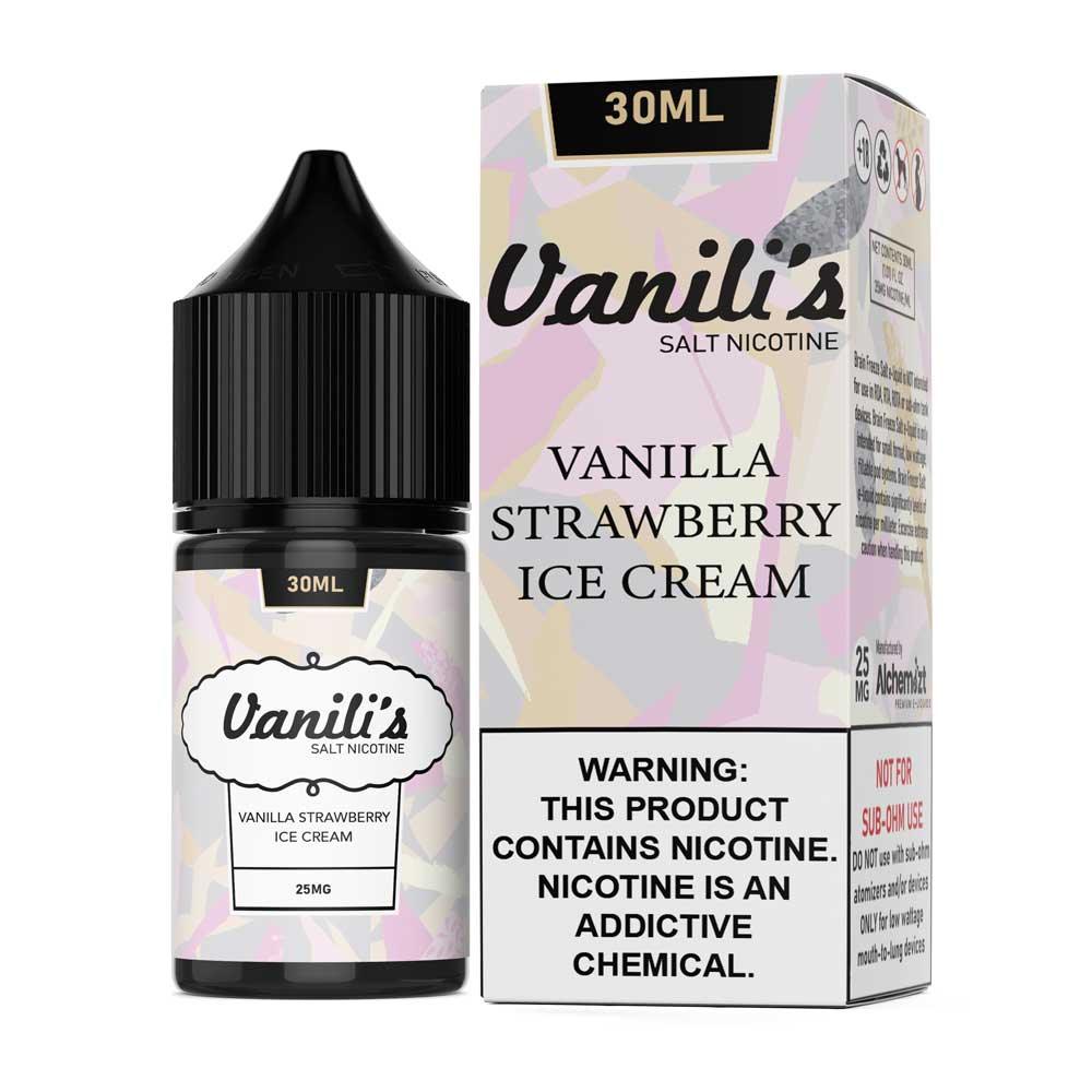น้ำยา SaltNic - Vanili's - 30ml-น้ำยาบุหรี่ไฟฟ้า-Vanili's E-Liquid-Vanilla Strawberry Ice Cream-Vape Haus